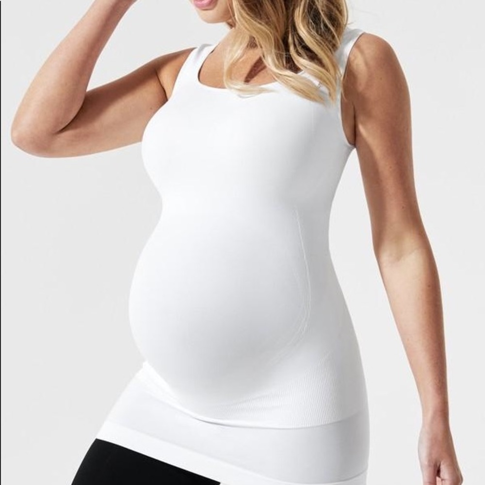BLANQI Maternity Support Tank - White
